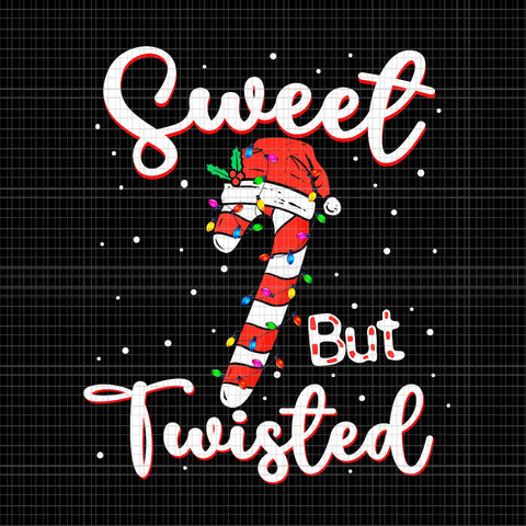Sweet But Twisted Png, Christmas Candy Cane Xmas Holiday Png, Candy Cane Christmas Png
