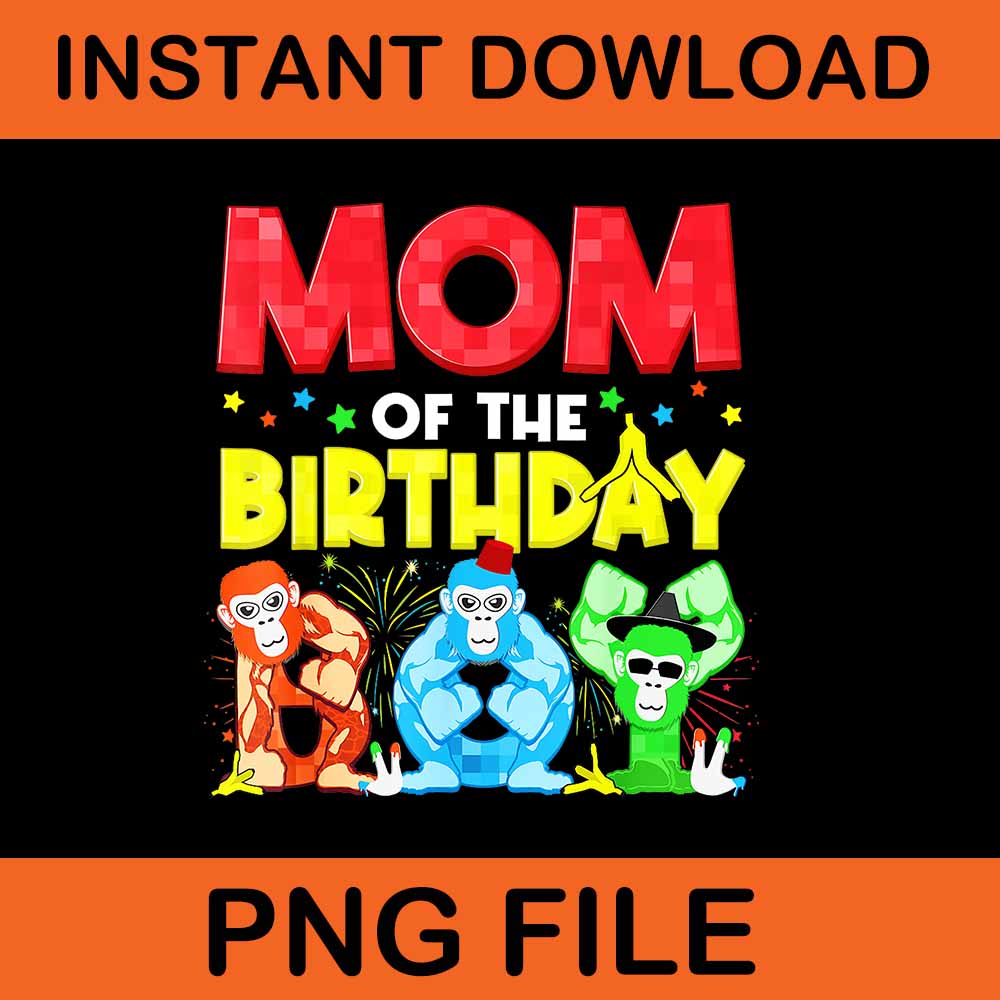 Mom And Dad Birthday Boy Gorilla Game PNG