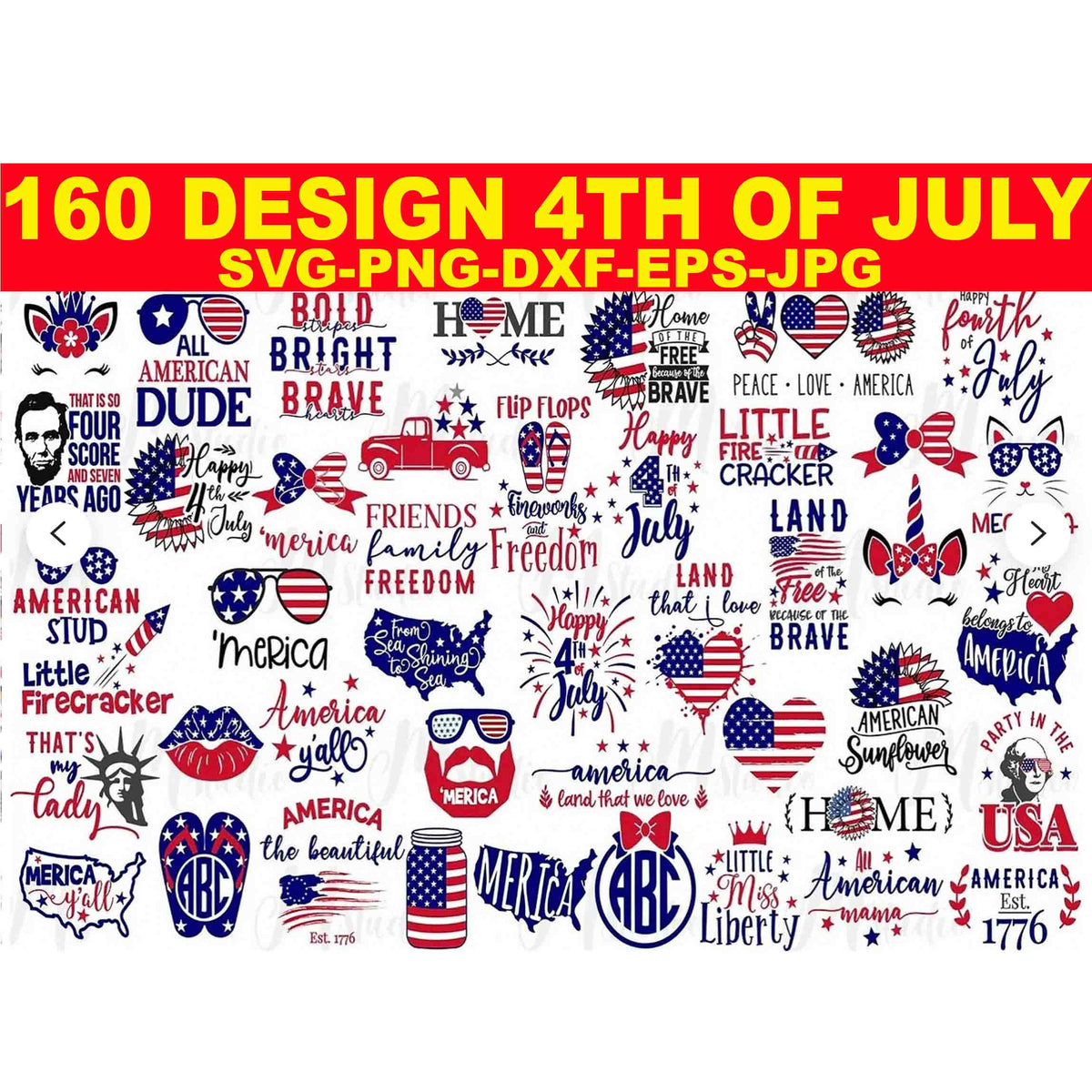 4th of July Svg Bundle, Independence Day, US Flag Svg, Patriotic Svg ...