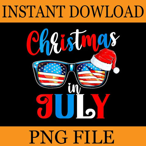 Christmas In July Santa Beach Summer PNG