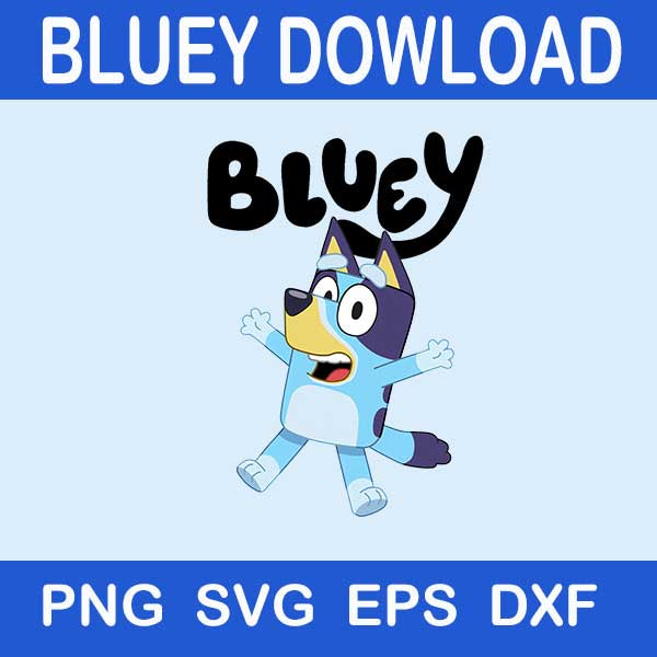 Funny Bluey Svg