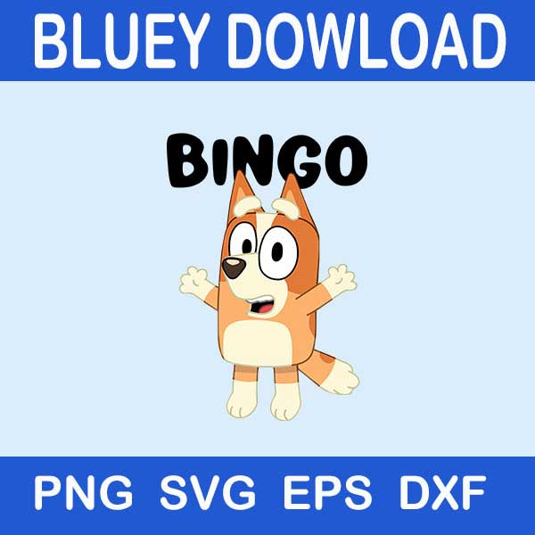 Bingo Bluey Svg