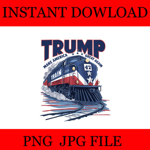 Trump Make America Great Again Train PNG