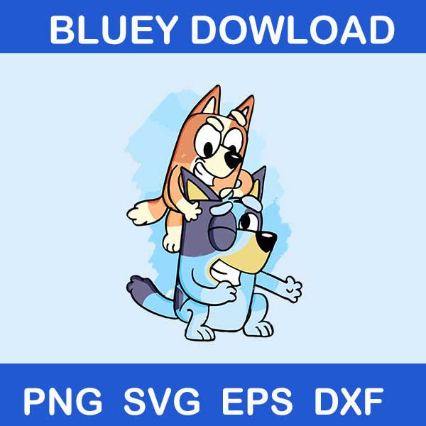 Bluey And Bingo Svg, Bluey Family Svg, Bluey And Bingo Svg ...