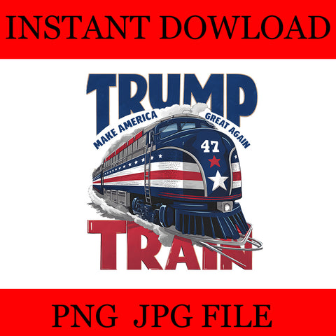 Trump Make America Great Again Train PNG