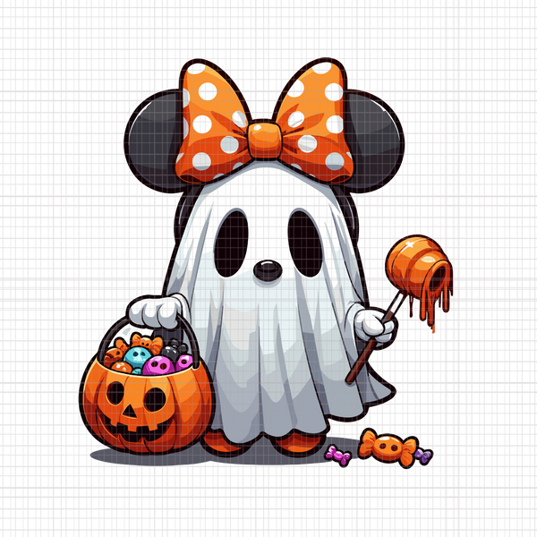 Mickey Ghost PNG, Halloween Cute Ghost Coffee PNG, Trendy Bougie Boo PNG, Ghost Spooky Vibes PNG, Cute Ghost PNG