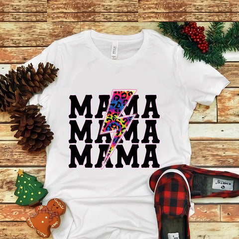 Mama Mama Mama Tie Dye Png