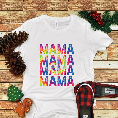 Mama Tie Dye Png