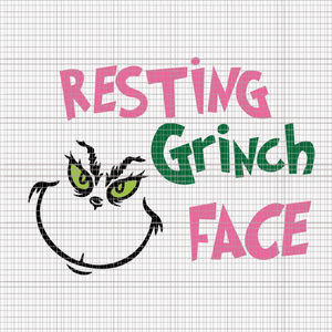 Resting Grinch Face Svg, Pink Grinch Svg, Pink Christmas Svg, Pink Grinchmas Svg, Grinchmas Svg, Woman Christmas Svg, Pink Woman Christmas Svg, Pink Woman Svg, Grinchmas Woman Svg, Christmas Svg