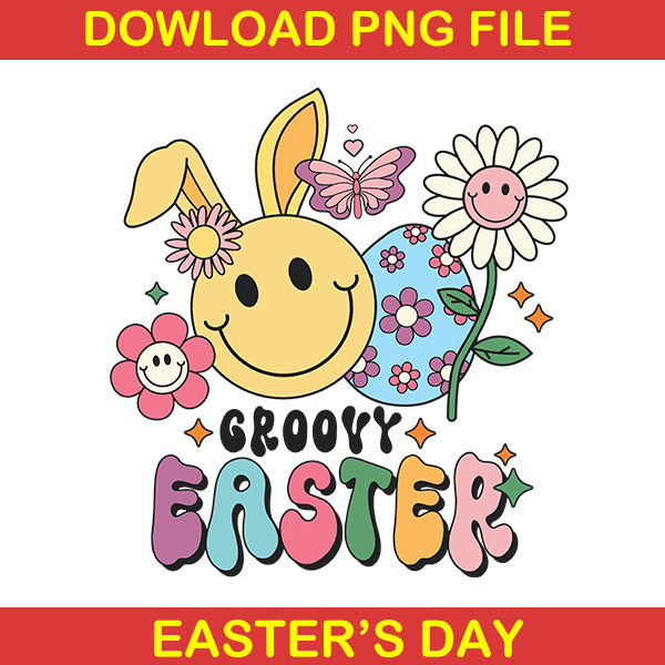 Groovy Easter Day Png