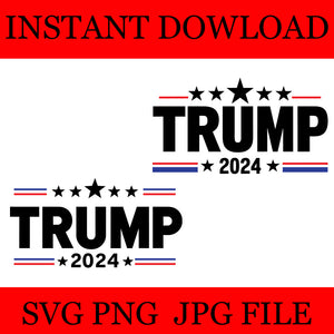 Trump 2024 SVG, Trump 4th Of July SVG, Trump 2024 Convicted Felon SVG