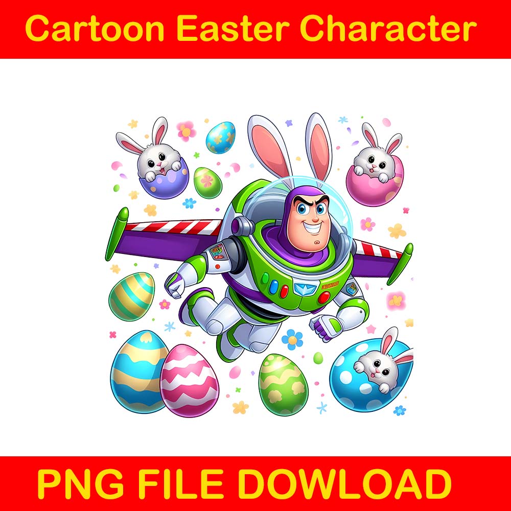 Cartoon Easter Character Png, Happy Easter Day Png