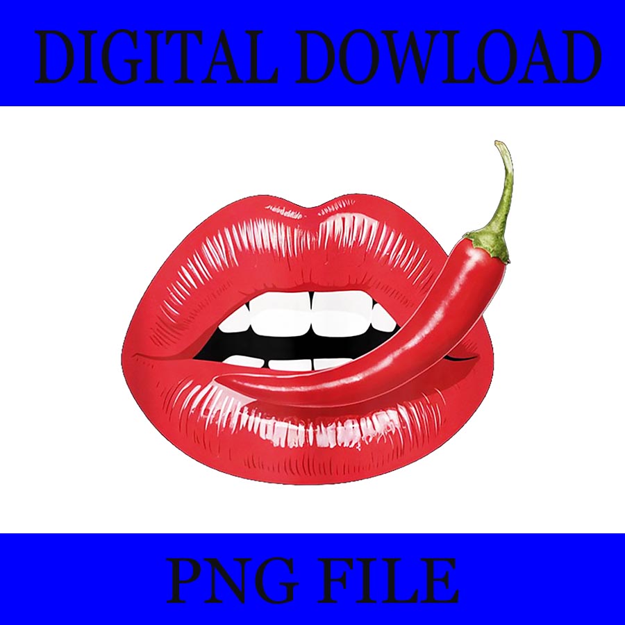 Sexy Hot Red Chili Pepper Lips PNG, Lips Sexy Hot PNG