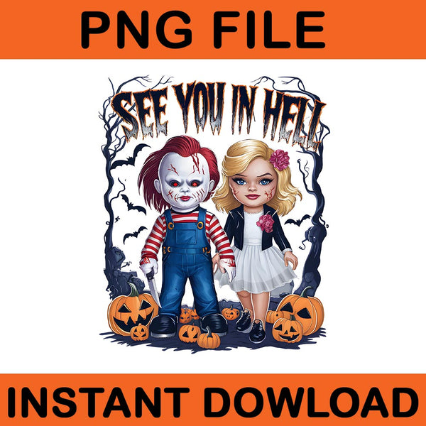 See You In Hell Horror Movie Characters PNG