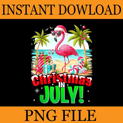 Christmas In July Flamingo Beach Summer Hawaii PNG