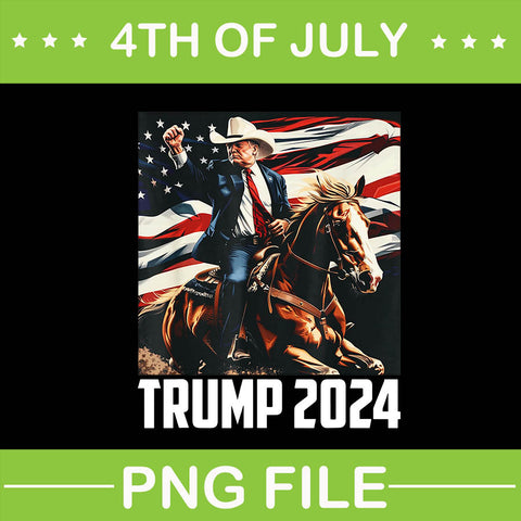 Trump 2024 4th Of July PNG, Trump  Independence Day PNG