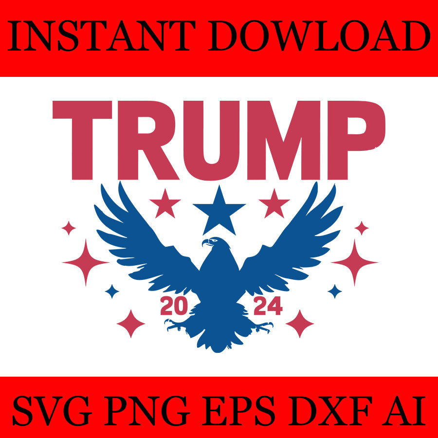 Trump 2024 SVG, Trump 4th Of July SVG