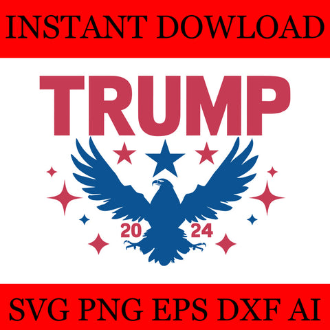 Trump 2024 SVG, Trump 4th Of July SVG