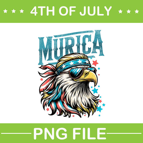 Eagle 4th Of July Patriotic PNG, Eagle Murica PNG, Eagle Flag USA PNG