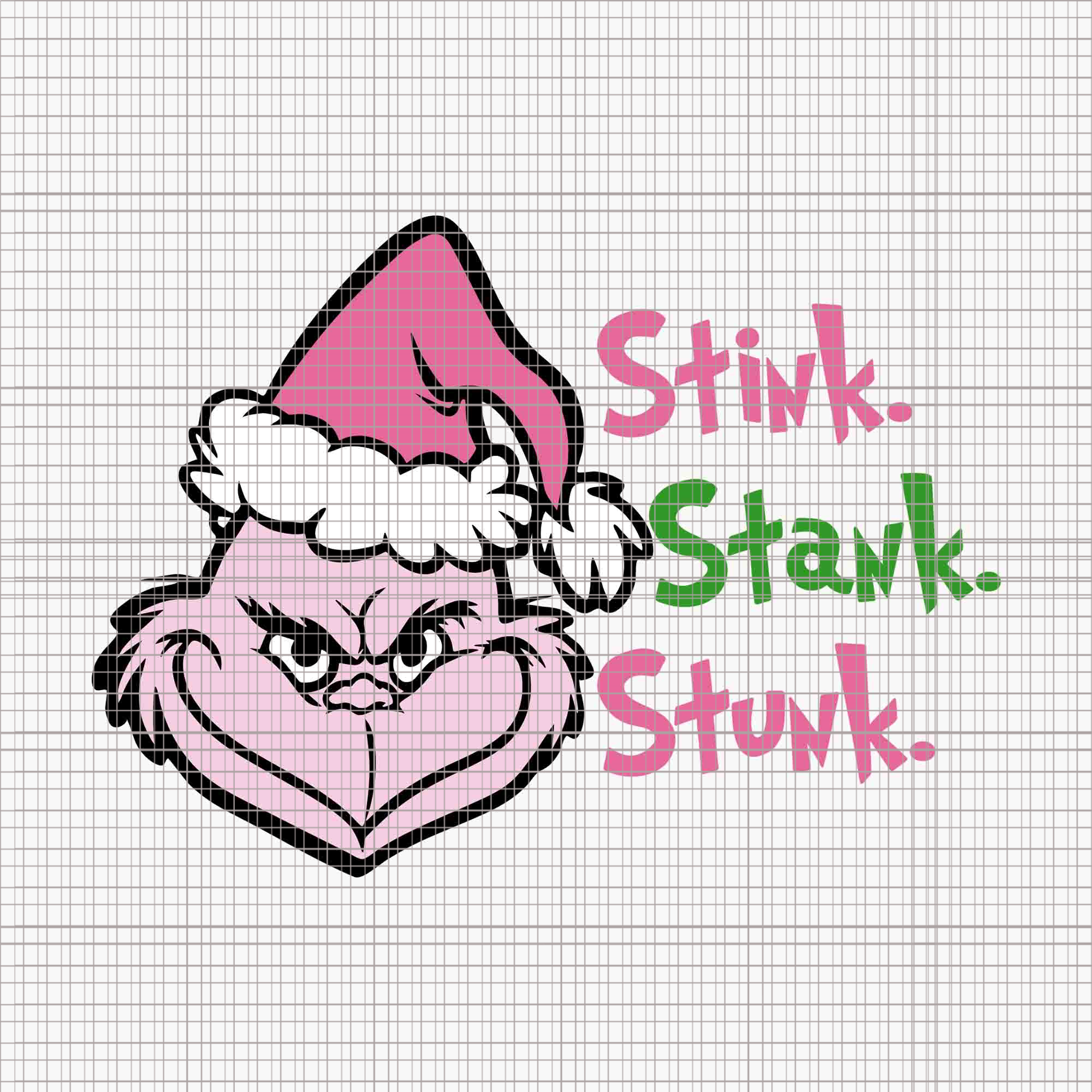 Stink Stank Stunk  Svg, Pink Grinch Svg, Pink Christmas Svg, Pink Grinchmas Svg, Grinchmas Svg, Woman Christmas Svg, Pink Woman Christmas Svg, Pink Woman Svg, Grinchmas Woman Svg, Christmas Svg