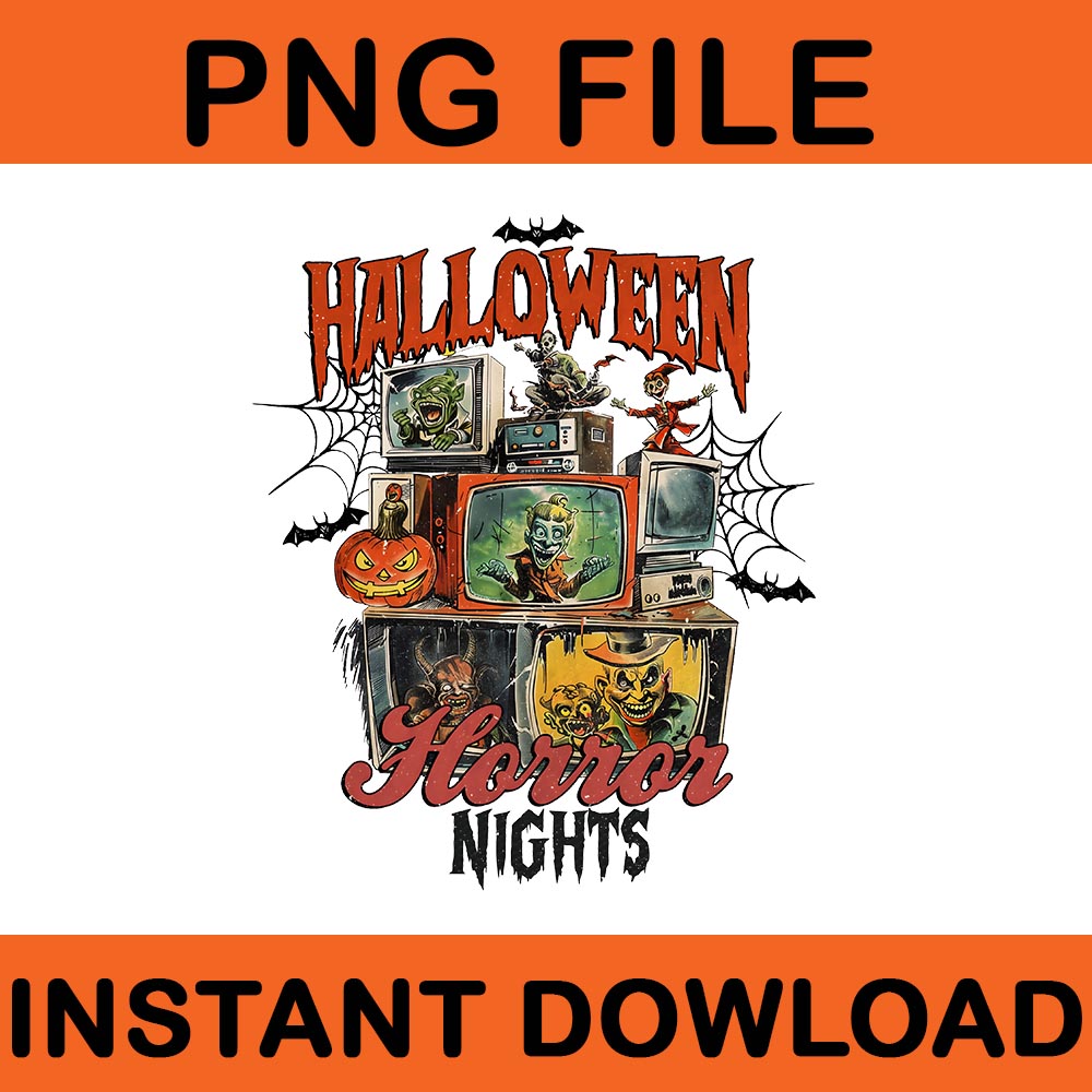 Halloween Horror Nights PNG, Horror Movie Characters PNG