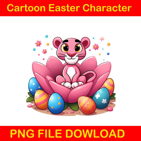 Cartoon Easter Character Png, Happy Easter Day Png