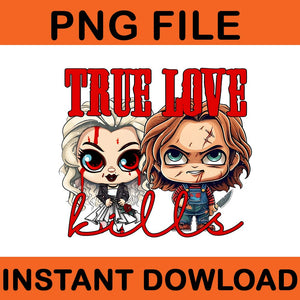 True Love Chucky and Tiffany Valentine PNG