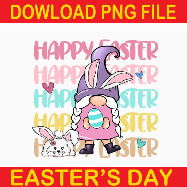 Happy Easter Gnome Png