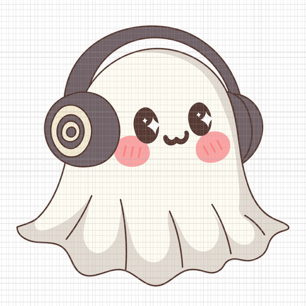 Boo Ghost PNG, Halloween Cute Ghost Coffee PNG, Trendy Bougie Boo PNG, Ghost Spooky Vibes PNG, Cute Ghost Halloween PNG