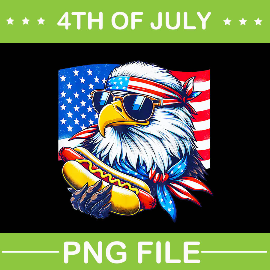 Eagle 4th Of July Patriotic PNG, Eagle Murica PNG, Eagle Flag USA PNG