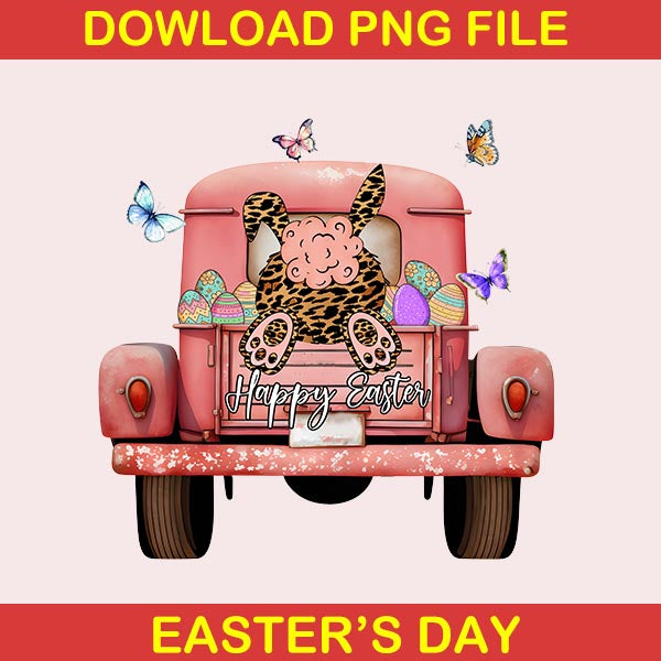 Happy Easter Day Car Png