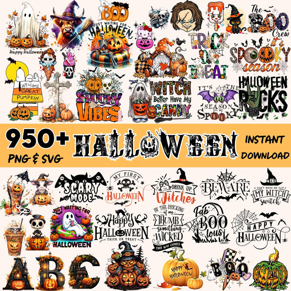 8000+ Halloween Mega Bundle Png, 500 Tumbler Wraps, 80 Digital Papers, Fall Autumn Png's, Labubu Halloween Png's, Huge Bundle for Halloween