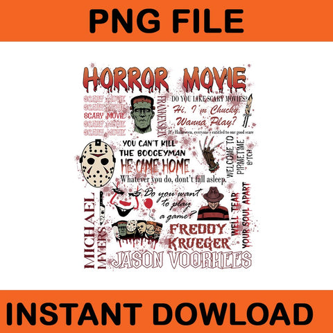 Horror Movies Friend Halloween PNG