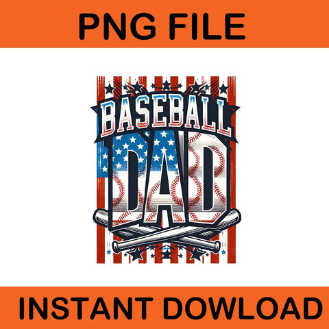 Baseball Dad Png, Baseball Dad Flag Png, Father Day PNG