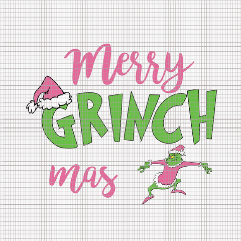 Merry Grinchmas Svg, Pink Grinch Svg, Pink Christmas Svg, Pink Grinchmas Svg, Grinchmas Svg, Woman Christmas Svg, Pink Woman Christmas Svg, Pink Woman Svg, Grinchmas Woman Svg, Christmas Svg