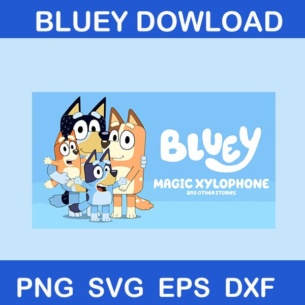 Bluey Magic Xylophone Svg