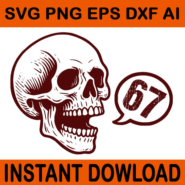 67 Spooky Squad Skeleton SVG, 67 Skeleton Halloween Svg, 67 Skeleton Svg, 67 Meme Skeleton SVG, Six Seven Skeleton SVG, 67 Hand Skeleton Halloween SVG