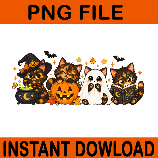Cat Halloween Png, Cat Ghost Png, Cat Fall Spooky Png, Cat Ghost Halloween Png, Cat Halloween Png, Cat Witch Halloween Png, Cat Ghost