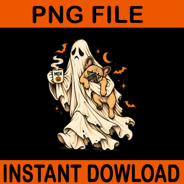 Vintage German Shepherd Ghost Halloween PNG, Funny Meh Coffee Dog, Spooky Dog Lover Halloween, Retro Ghost Dog png, Dog Ghost Halloween