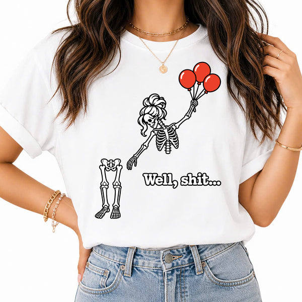 Well Shit Skeleton Svg, Well Shit Balloon Halloween Svg, Well Shit Skeleton Halloween Png, Well Shit Svg, Well Shit Halloween Png,Skeleton