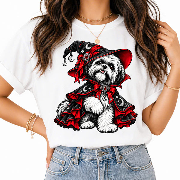 Shih Tzu Vampire Halloween Png, Shih Tzu Ghost Png, Shih Tzu Witch Halloween png, Shih Tzu Dogs PNG, Shih Tzu Halloween Png