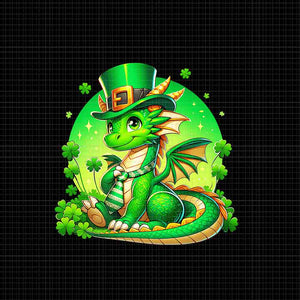 St Patrick's Day Dragon Saint Pattys Png, Dragon Shamrock Png, Dragon Irish Png