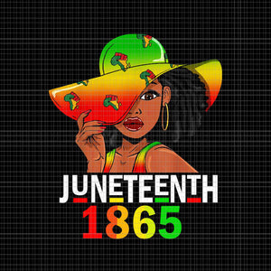 1865 Juneteenth Celebrate African American Freedom Day Png, 1865 Juneteenth Png, Women American Freedom Png