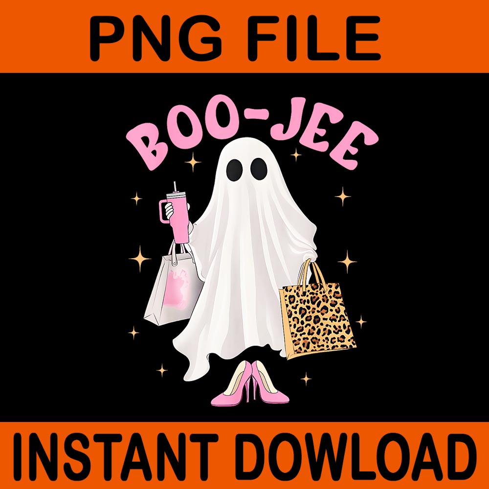 Boo-Jee Ghost Halloween PNG