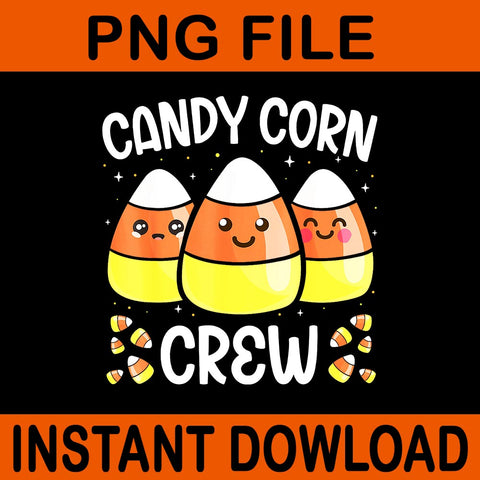 Candy Corn Crew Halloween PNG