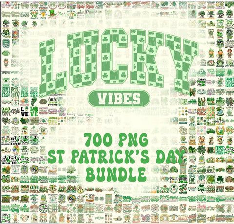 Bundle Patrick Day Png, Happy Lucky Png, Cat Patrick Day Png