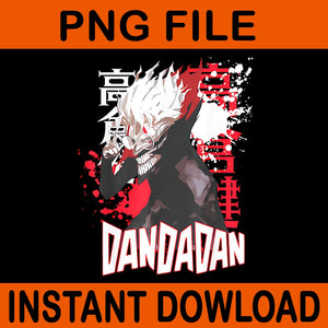 Cool Shonen Manga Anime DandaDan PNG