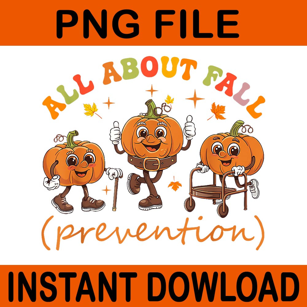 I Love Fall Prevention Thanksgiving Pumpkins Old PNG