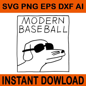 Modern Baseball SVG, Modern Baseball Dog SVG