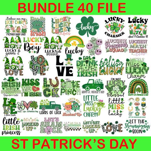 Kiss Me Irish Png, Lucky Vibes Png, Lucky Charmer Png, Lucky And I Gnome It, Lucky & gnome It, Lucky Boy Png, Lucky Blessed Png, Luckiest Preschool Png, Love Gnome Png, Love Gnome Png, Little Miss Lucky Charm Png, Kiss Me I'm Irish png, Too Cute Pinch Png, Little Irish Princess Png, Let's Shamrock Png